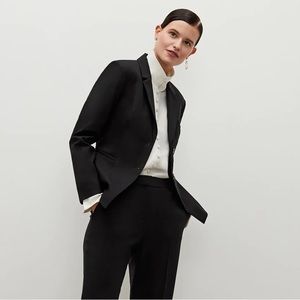 M.M. Lafleur Black Wool Blazer